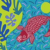 The Koi Who Swam Through David Hockney's Pool To The Land Of Matisse